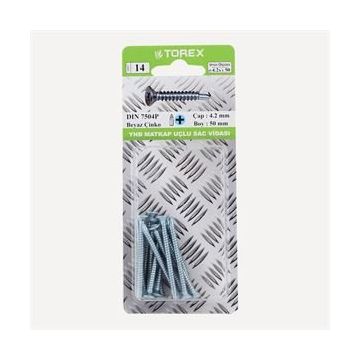 Torex DIN 7504P YHB 4.8x50 mm Matkap Uçlu Vida
