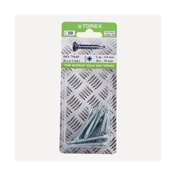 Torex DIN 7504P YHB 4.8x50 mm Matkap Uçlu Vida