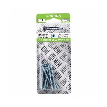 Torex DIN 7504P YHB 4.8x50 mm Matkap Uçlu Vida