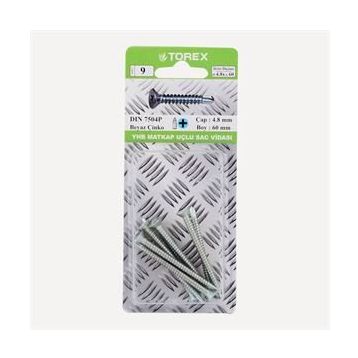 Torex DIN 7504P YHB 4.8x60 mm Matkap Uçlu Vida