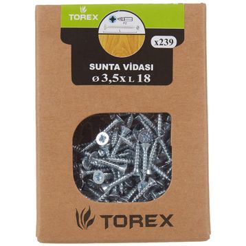Torex DIN 7505 3,5x18 mm Sunta Vidası