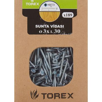 Torex DIN 7505 3x30 mm Sunta Vidası