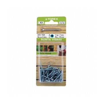 Torex DIN 7505 3x30 mm Sunta Vidası