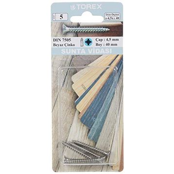 Torex DIN 7505 4.5x40 mm Sunta Vidası