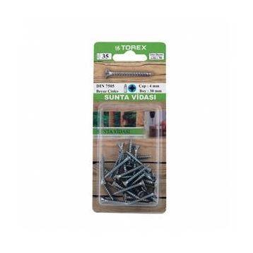 Torex DIN 7505 4 mm 4x30 mm Sunta Vidası