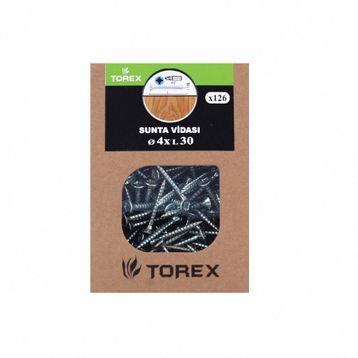 Torex DIN 7505 4 mm 4x30 mm Sunta Vidası