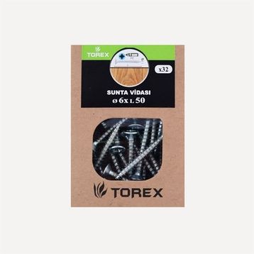 TOREX  DIN 7505 6 mm 6x50 mm Sunta Vidası