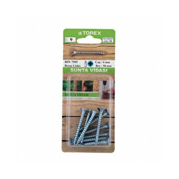 TOREX  DIN 7505 6 mm 6x50 mm Sunta Vidası