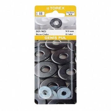 Torex DIN 9021 M10 Geniş Pul