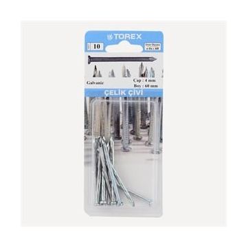 Torex Galvaniz 4x60 mm Çelik Çivi