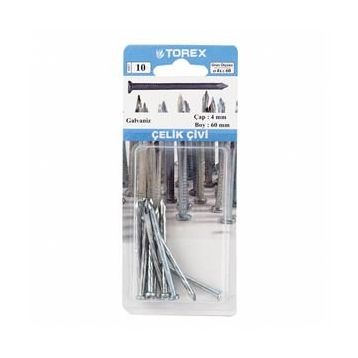 Torex Galvaniz 4x60 mm Çelik Çivi
