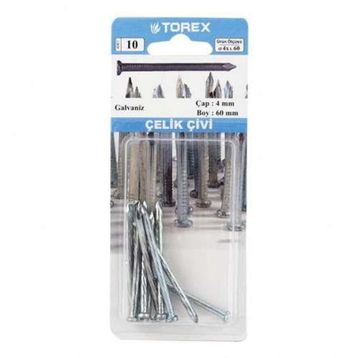 Torex Galvaniz 4x60 mm Çelik Çivi