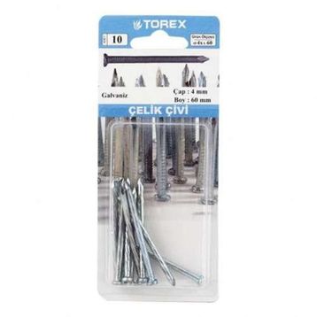 Torex Galvaniz 4x60 mm Çelik Çivi
