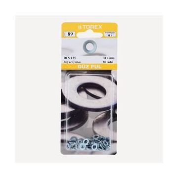 Torex M4 DIN 125 Düz Pul