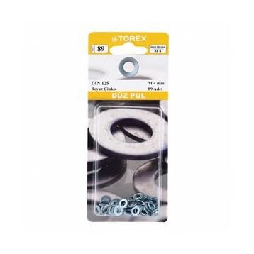 Torex M4 DIN 125 Düz Pul