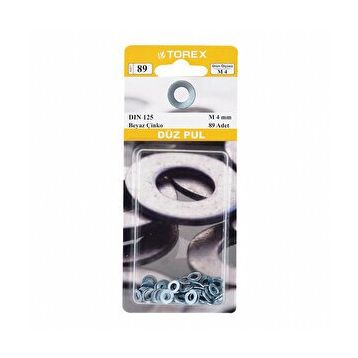 Torex M4 DIN 125 Düz Pul