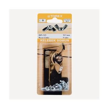Torex M4 DIN 315 Kelebek Somun