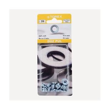 Torex M6 DIN 125 Düz Pul