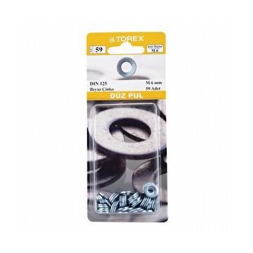 Torex M6 DIN 125 Düz Pul