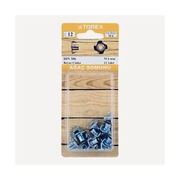Torex M6 DIN 306 Ağaç Somunu