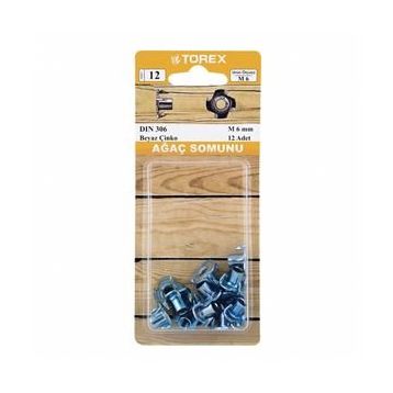 Torex M6 DIN 306 Ağaç Somunu