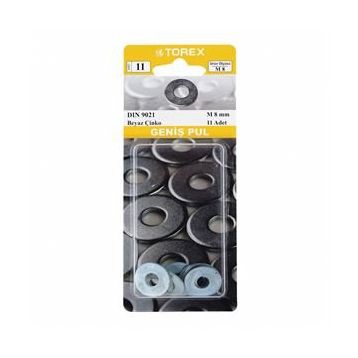 Torex M8 DIN 9021 Geniş Pul