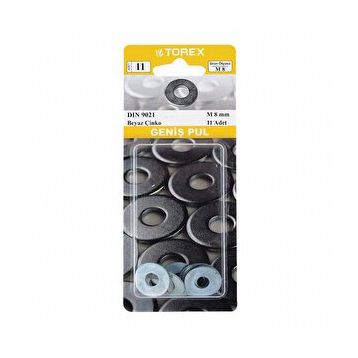 Torex M8 DIN 9021 Geniş Pul