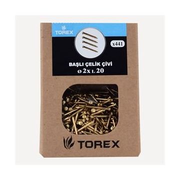 Torex Sarı Fosfat 2x20 mm Çelik Çivi