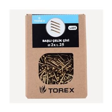 Torex Sarı Fosfat 2x25 mm Çelik Çivi