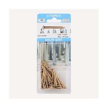 Torex Sarı Fosfat 2x30 mm Çelik Çivi