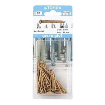 Torex Sarı Fosfat 2x30 mm Çelik Çivi