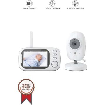 Torima ABM600 2 MP 3.6mm HD Ready Lens Monitörlü Akıllı Bebek Telsiz Güvenlik Kamerası
