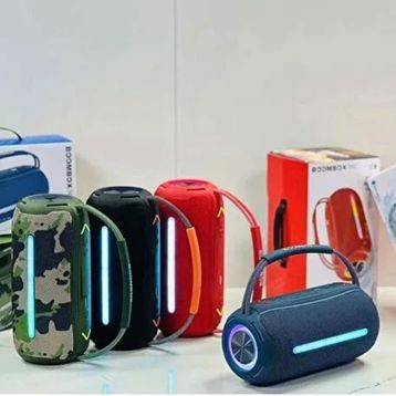 Torima Booms Box 360 Red Siyah Taşınabilir RGB Ledli Bluetooth Hoparlör