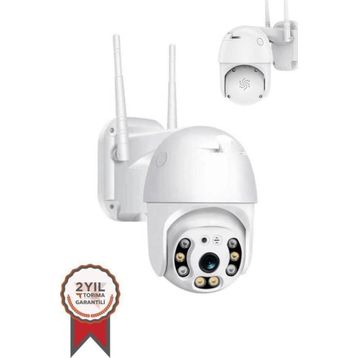 Torima CMR-12 Beyaz 360° Görüş Hareketli Wi-Fi Akıllı IP Güvenlik Kamerası