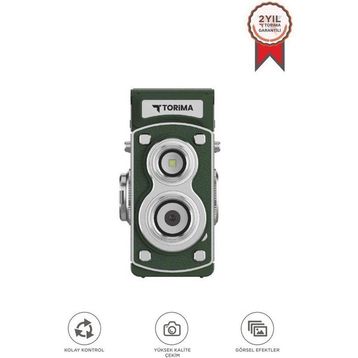 Torima CMR44 Mini Retro Yeşil Dijital Fotoğraf Makinesi