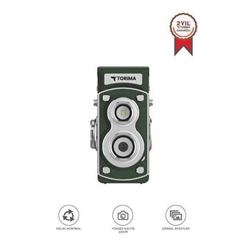 Torima CMR44 Mini Retro Yeşil Dijital Fotoğraf Makinesi