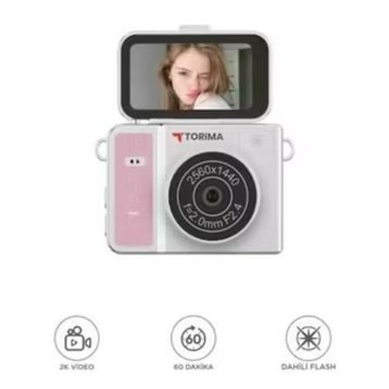 Torima CMR46 Pembe Dijital Fotoğraf Makinesi