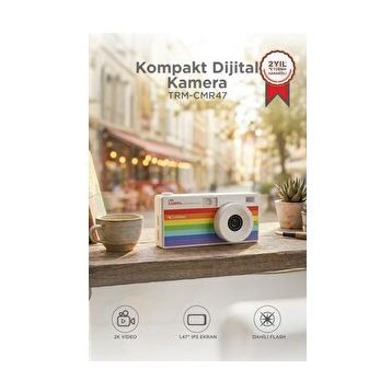 Torima CMR47 Beyaz Dijital Fotoğraf Makinesi