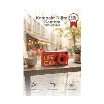 Torima CMR47 Kırmızı Dijital Fotoğraf Makinesi