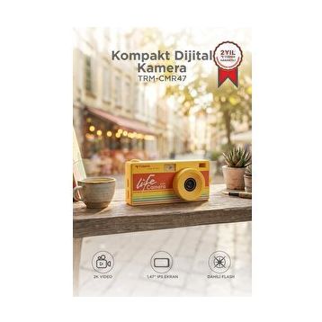 Torima CMR47 Sarı Dijital Fotoğraf Makinesi
