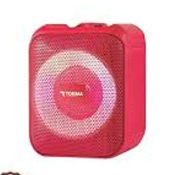 Torima D13 Taşınabilir Kablosuz Kırmızı Bluetooth Hoparlör