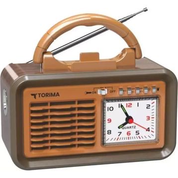 Torima D60 Kahverengi Nostalji Radyo Kablosuz Bluetooth Hoparlör