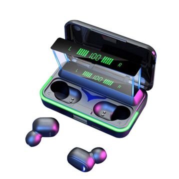 Torima E10 Oyuncu Rgb 5.1 Wireless 1200mAh Powerbank Özellikli Kablosuz Bluetooth Kulaklık E10-MİPODS siyah