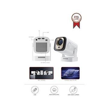 Torima HY260 Pro Mini Taşınabilir Projeksiyon Cihazı