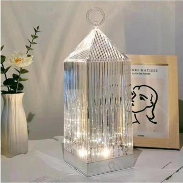 Torima LW-19 Kristal Elmas 16 Renkli Kumandalı Romantik Akrilik Led Gece Lambası