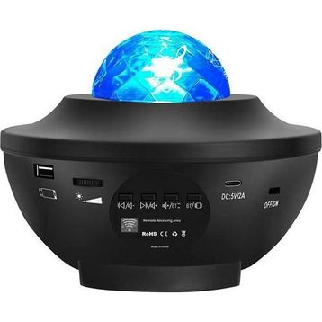 Torima LW-34 Siyah Starry Led Lazer Projektör Müzik Bluetooth Hoparlör
