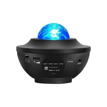 Torima LW-34 Siyah Starry Led Lazer Projektör Müzik Bluetooth Hoparlör