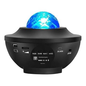 Torima LW-34 Siyah Starry Led Lazer Projektör Müzik Bluetooth Hoparlör