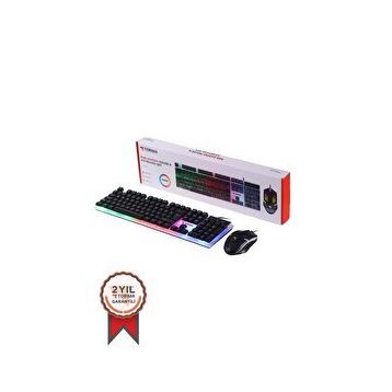 Torima TMK-03 Siyah RGB Kablolu Gaming Klavye Mouse Seti