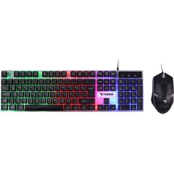 Torima TMK-03 Siyah RGB Kablolu Gaming Klavye Mouse Seti
